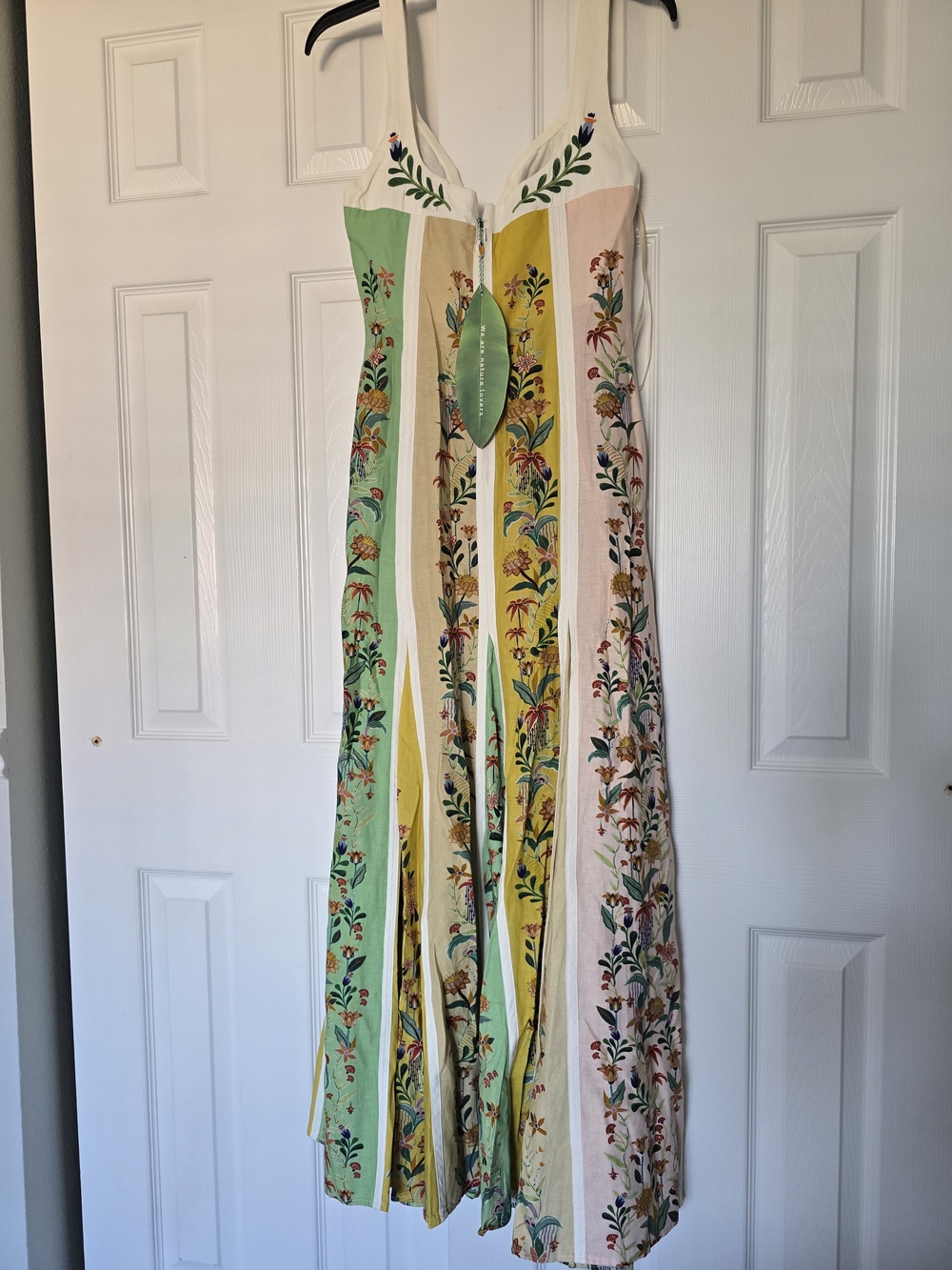 NWT FARM Rio Delicate Floral Stripe Sundress Size M - Picture 2 of 9